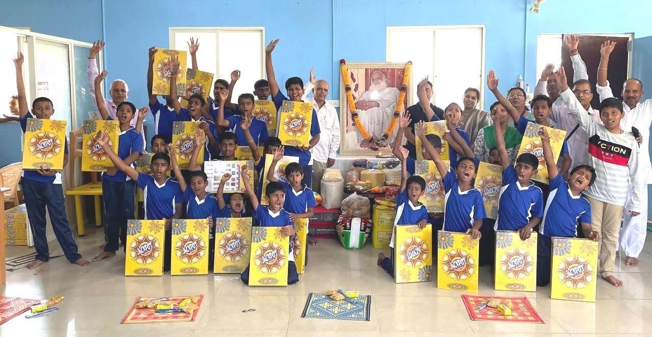 Diwali Bhandara at Jan Seva Orphanage, Turahalli